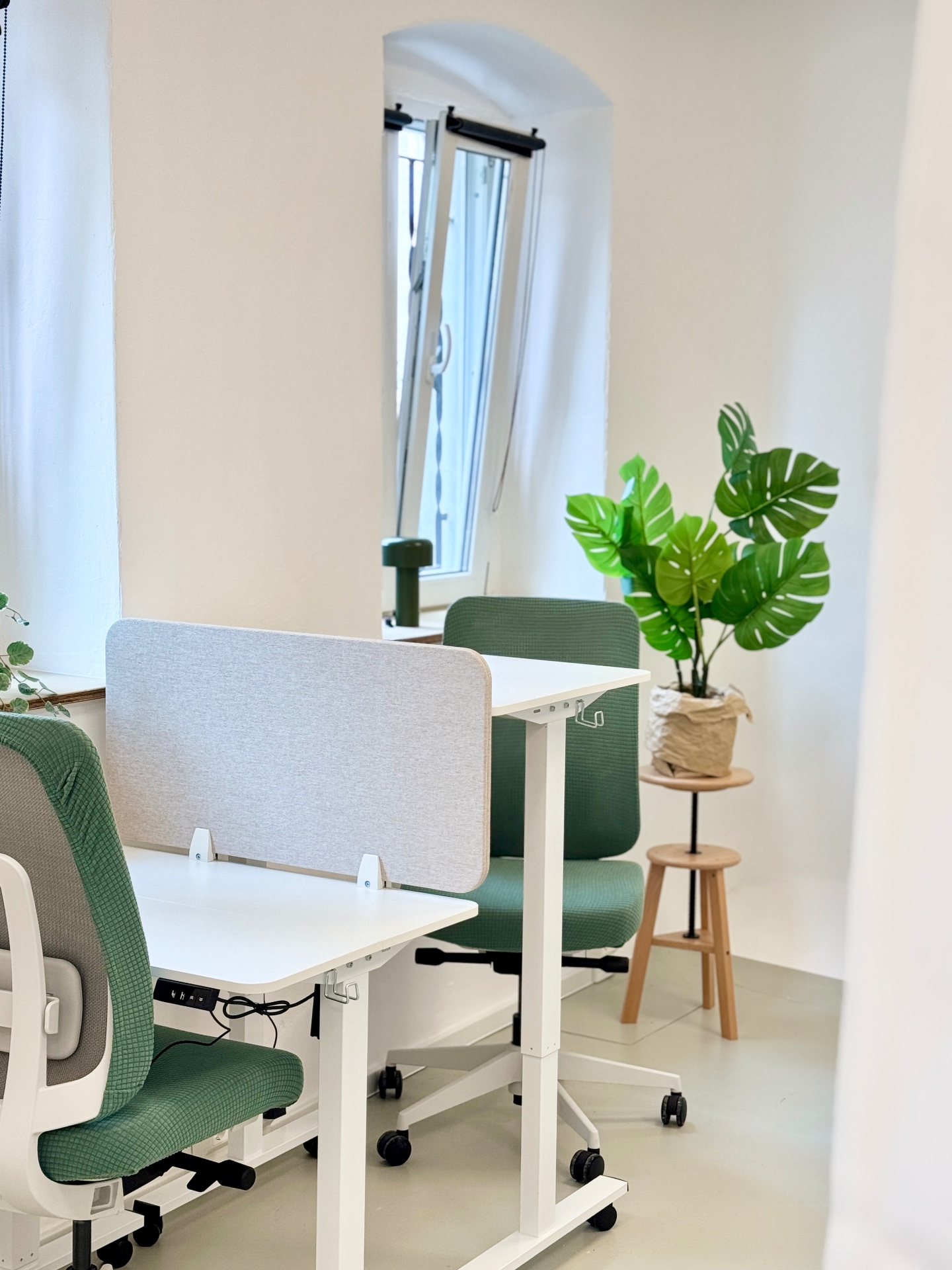 Einzelplatz mit Sichtschutz